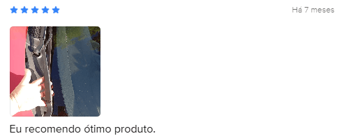 Registro da avaliação 3 de um comprador