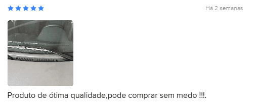 Registro da avaliação 4 de um comprador